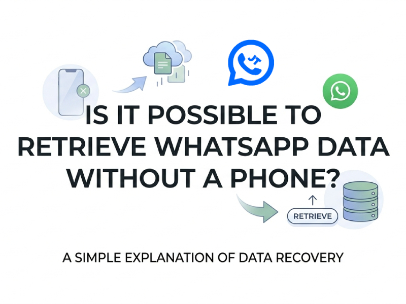 Is jt possible to retriev whatsapp data without phone?
