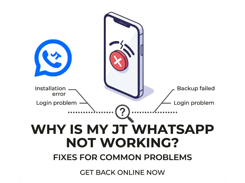 Why is my JT WhatsApp Not Working?