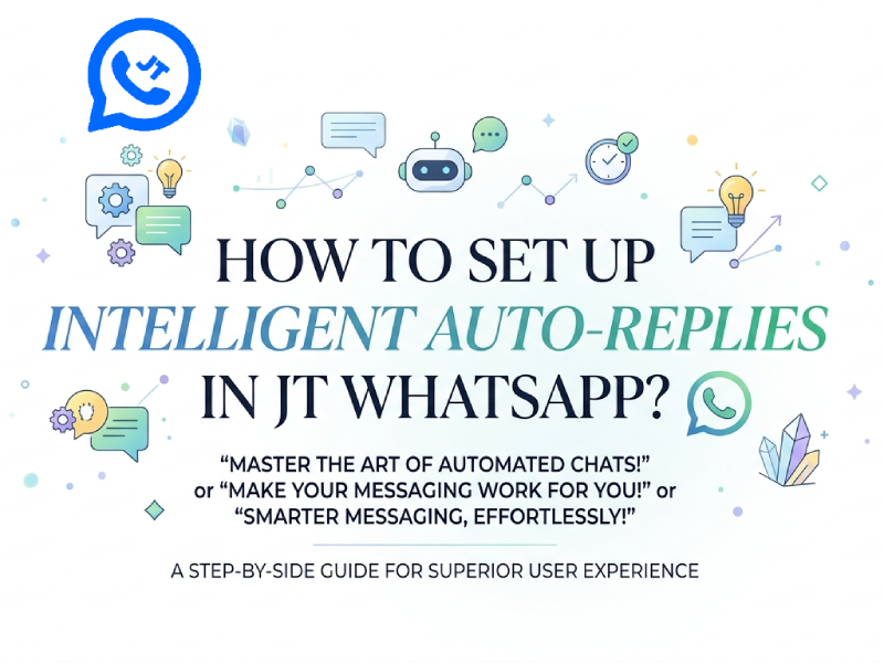 How to Set Up Intelligent Auto-Replies in JT WhatsApp?