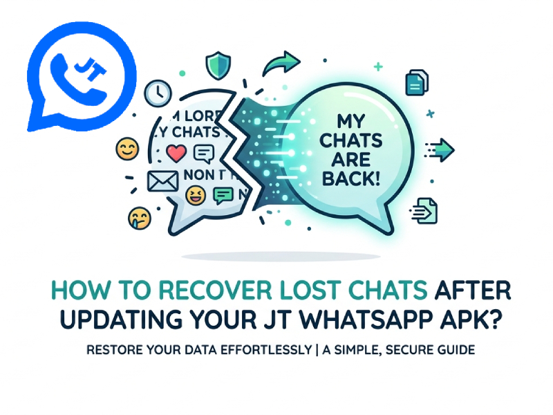 How to Recover Lost Chats After Updating Your JT WhatsApp APK?