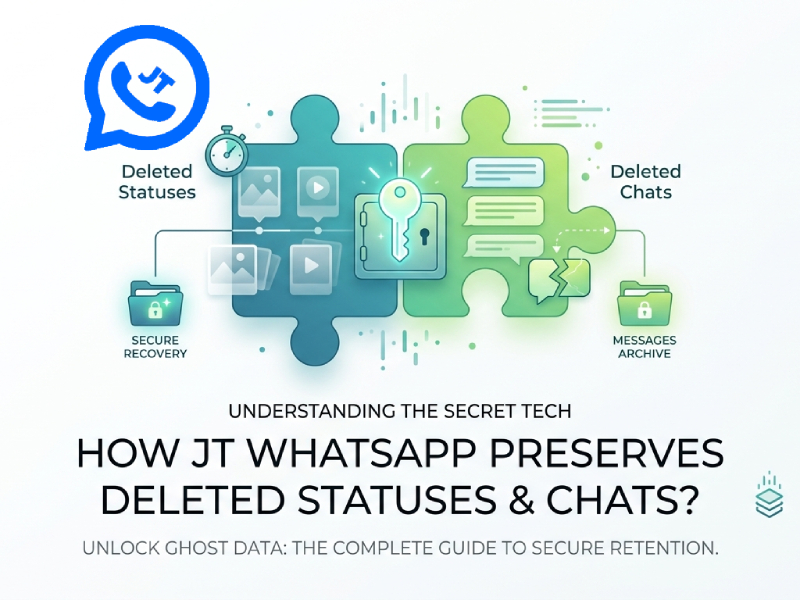 How JT WhatsApp Preserves Deleted Statuses & Chats?