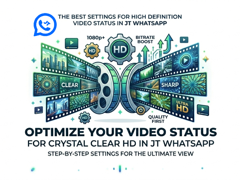 The Best Settings for High Definition Video Status in JT WhatsApp