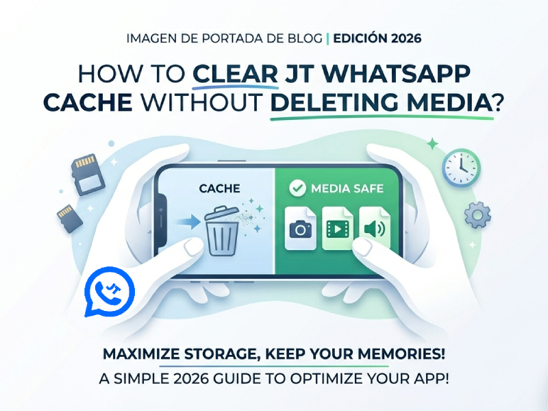 How to Clear JT WhatsApp Cache Without Deleting Media?