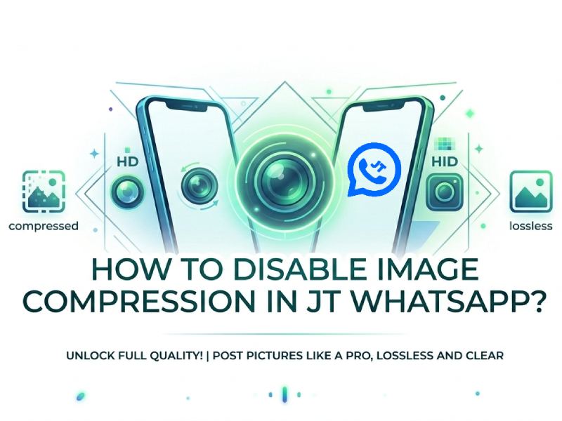 How to Disable Image Compression in JT WhatsApp?