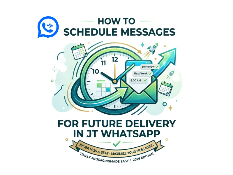 How to Schedule Messages for Future Delivery in JT WhatsApp?