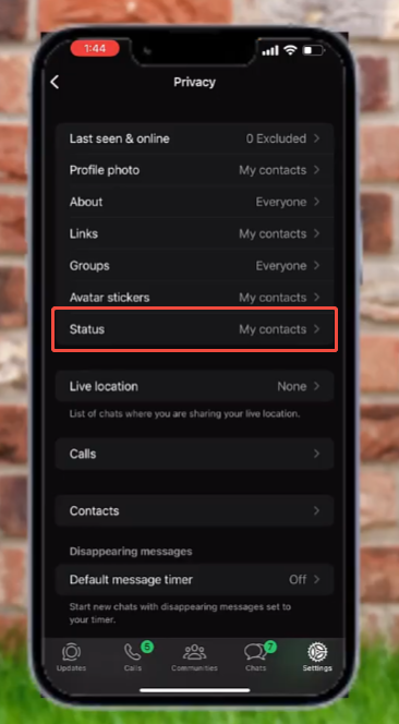 How to Hide the Voice Recording Status While Typing in JT WhatsApp?