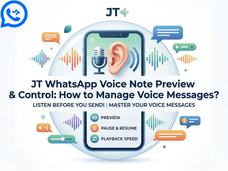 JT WhatsApp Voice Note Preview & Control: How to Manage Voice Messages?